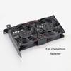Easy To Use Mounting Bracket Cooling Fan Mount Pci Slot Bracket for Graphic Video Card Support 8cm/9cm PC Cooling Fan