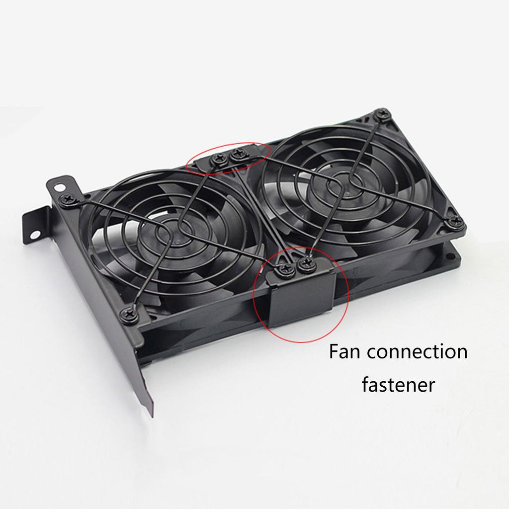 Easy To Use Mounting Bracket Cooling Fan Mount Pci Slot Bracket for Graphic Video Card Support 8cm/9cm PC Cooling Fan