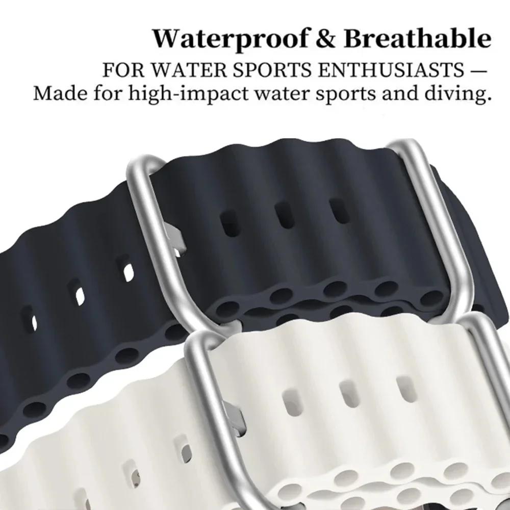 22mm Silicone Strap for Amazfit Bip 6 5 Bip6 Bracelet Smart Watch Quick Ocean Breathable Wristband for Amazfit Bip6 Accessories