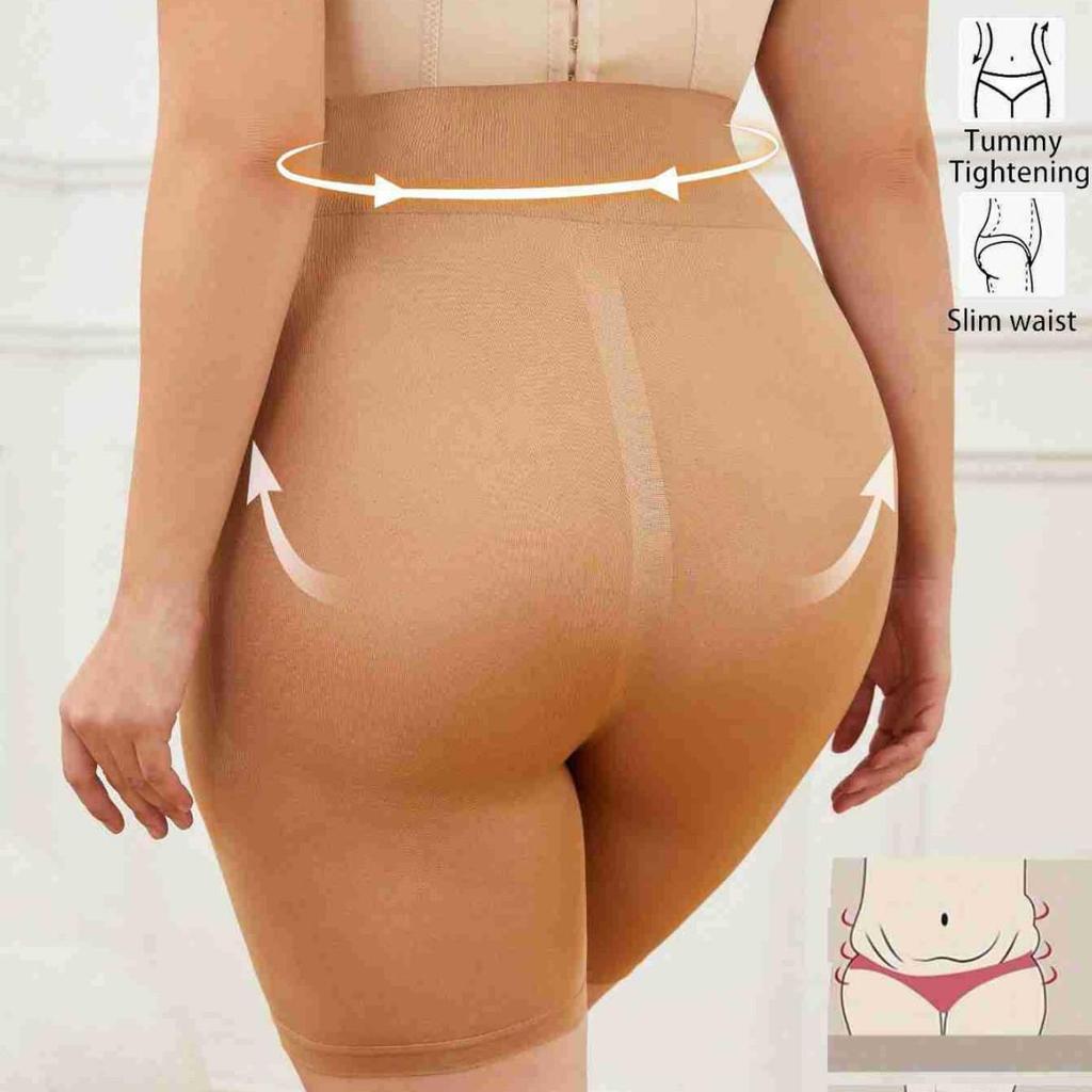 Culotte Boxer Gainante Taille Haute et Remonte-Fesses pour Femmes Grande Taille - Vêtement Extérieur Amincissant Respirant pour le Contrôle du Ventre