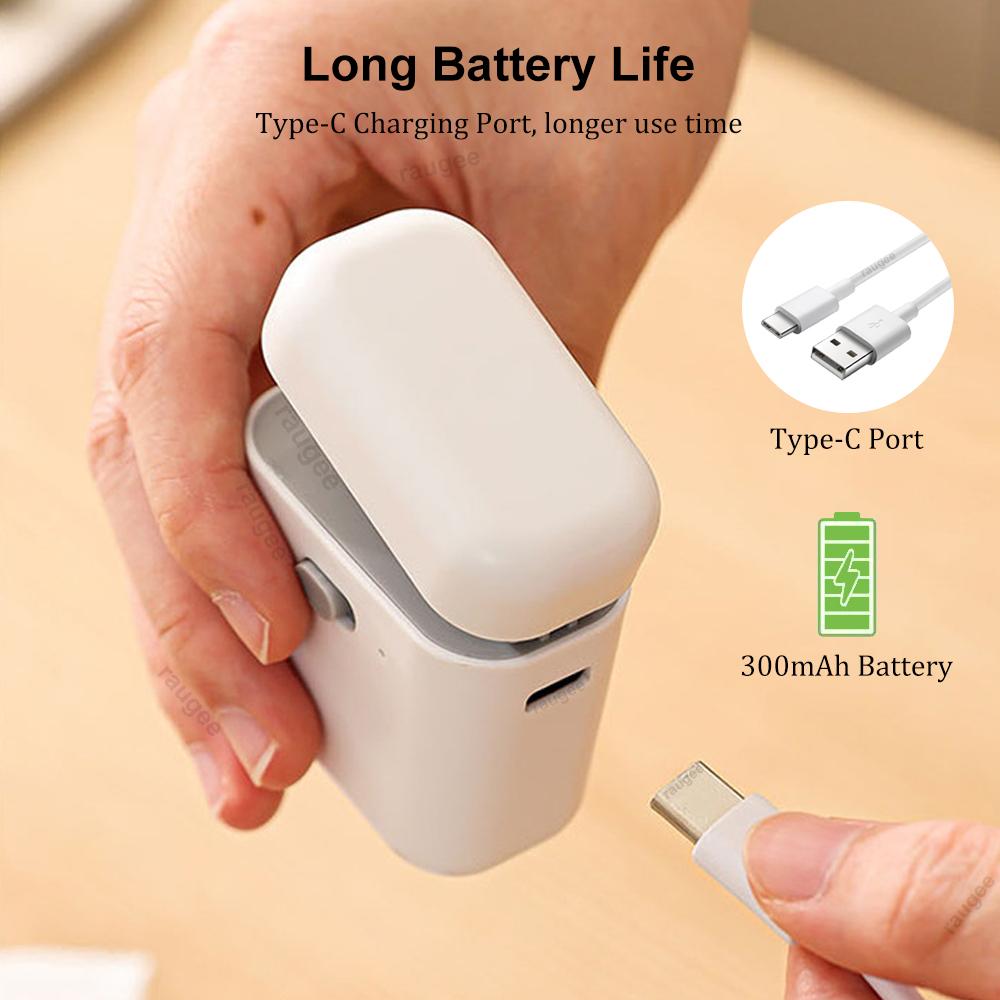 Mini Thermal Bag Sealing Portable Food Bag Heat Sealer Handled Plastic Packaging Closure Compact Heat Sealer For Food Storage