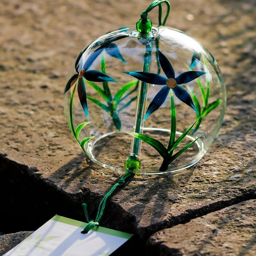 Glasmalerei Glas Bemalt Windspiel Anhänger Design Türdekoration Heimdekoration