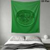 Celtic Football Club Wall Tapestry Aesthetic Wall Hanging Printed Fabric Blanket Decorative Tapestries for Bedroom Living Room Home Decor