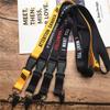 2 in 1 mobile phone lanyard key ring sling badge neckband Keychain anti-lost Badges ID Cell Phone Rope Neck Straps