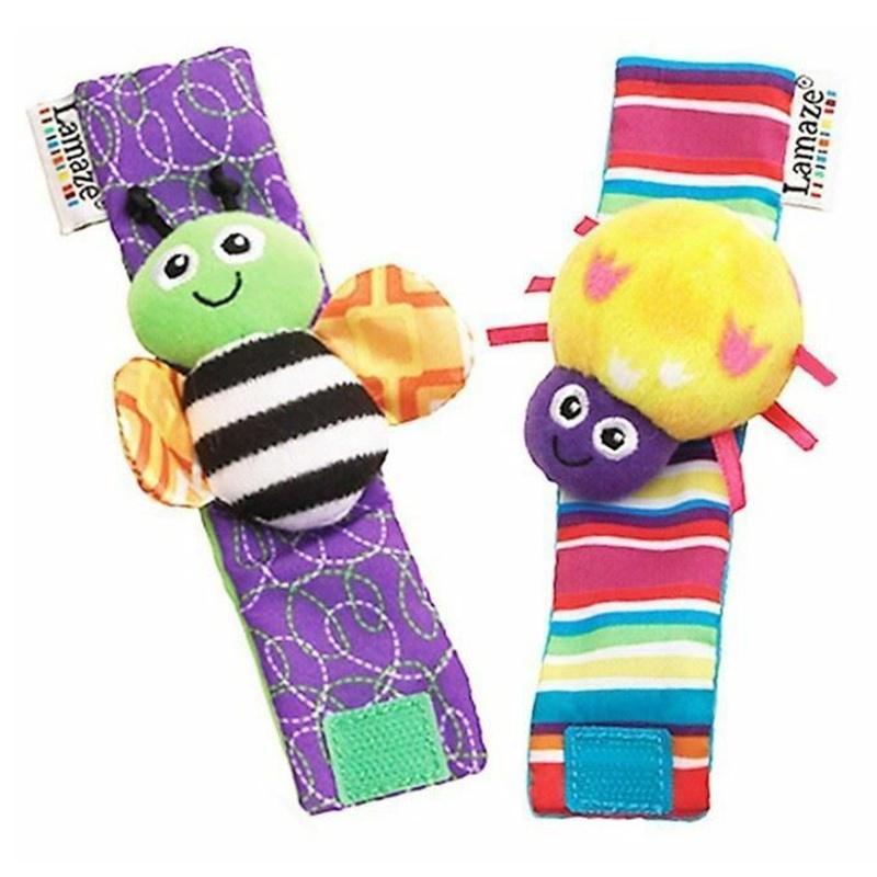 Lamaze Rattle Set Beautiful Baby Sensory Toy Cozy Socks And Soft Plush Wrist Rattles