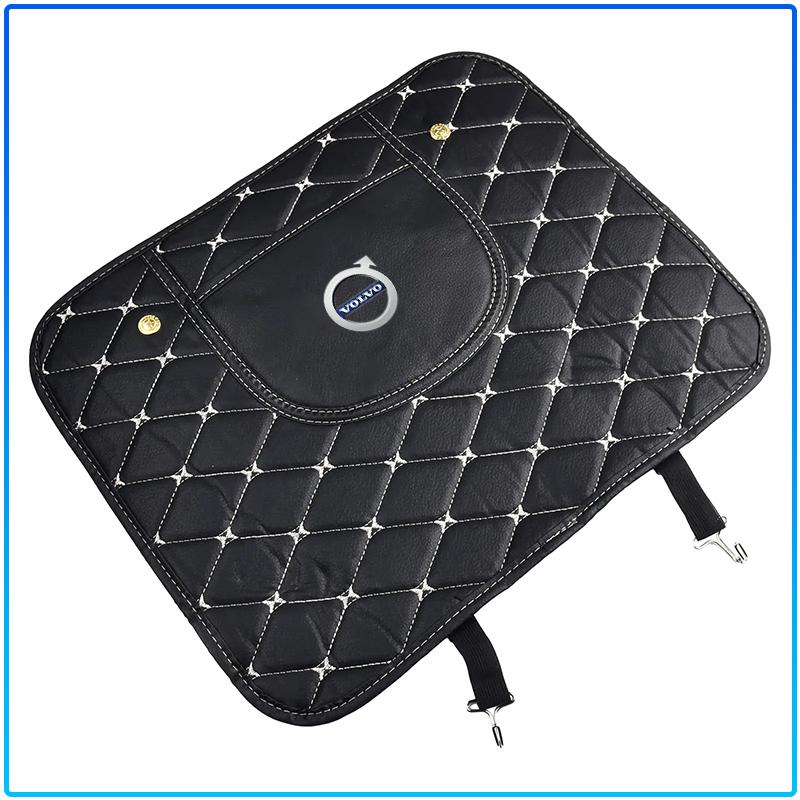 Car Anti-kick Pad Interior Pu Leather Auto Seat Back Protector Pads For Volvo 240 C70 S40 S50 S60 S70 S80 S90 V40 V50 V60 V90 XC40 XC60 XC90 Vnl Truck