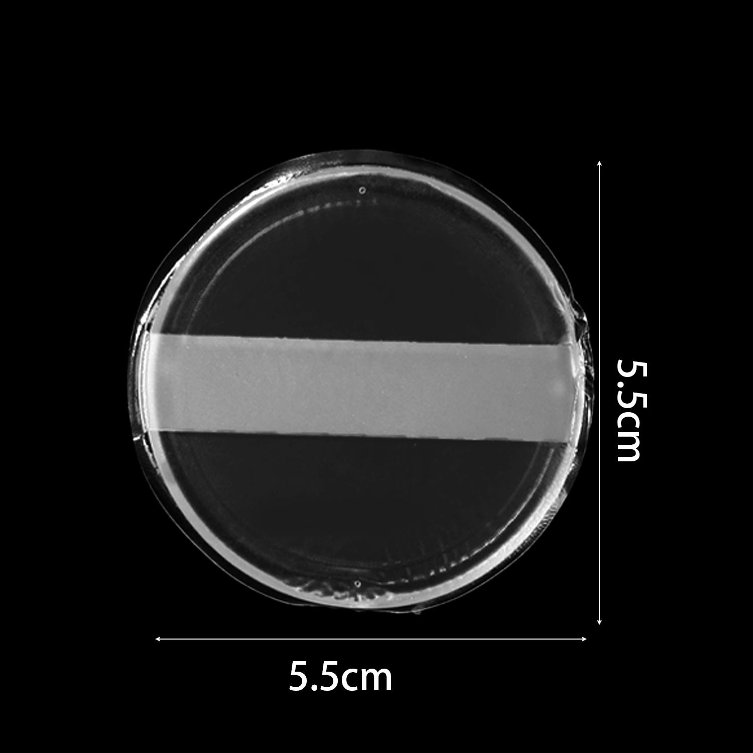 

Silicone Powder Puff Non Stick Makeup Sponge Soft Transparent Easy Clean Round Teardrop Shape for Smooth Application Washable