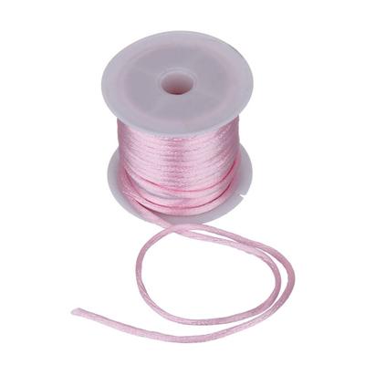 1 Rolle 4 m Makramee-Schnur mit chinesischem Knoten, Drahtschnur für DIY-Halskette, Armband, geflochtene Schnur
