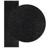 HUARTE Rug Short Pile Soft and Washable Black 80 X 250 Cm