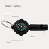 2-in-1 Camping Whistle Compass - Portable Outdoor Survival Gear with High-Precision Direction Indicator, Lightweight and Easy To Carry