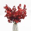 Gypsophila Silk Peach Blossom Bouquet Artificial Flowers 5 Forks 7 Color Small Plants Bunches Bonsai for Home Wedding Decoration