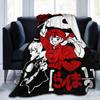 Ranma 12 Blankets Fleece Decoration Anime Rumiko Panda Breathable Lightweight Throw Blanket for Bed Outdoor Plush Thin Quilt