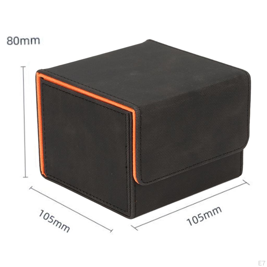 Card Deck Case with Separator Container Holder for Game