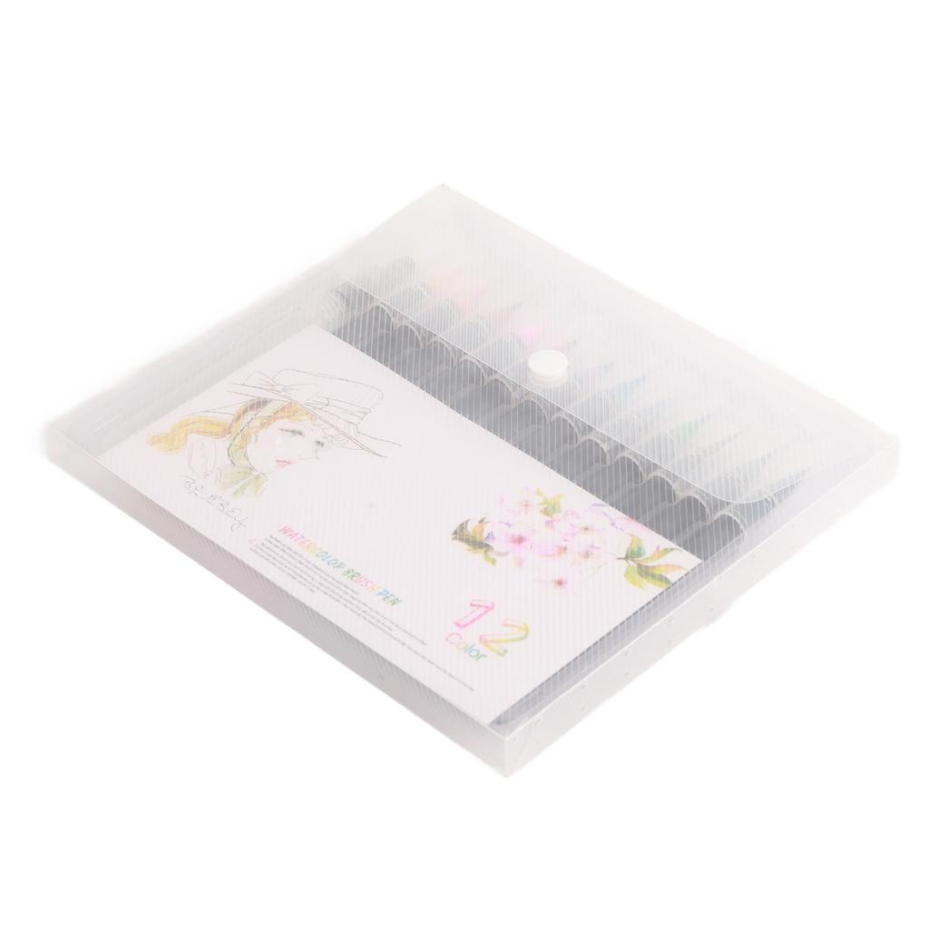 12 Stück Aquarellstift-Set 12 Farben Weiche Spitze Leicht zu kolorieren Hitzebeständig Wasserfarbpinselstifte