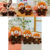 Adorable Plush Raccoon Doll Soft Stuffed Animal Toy Perfect For Kids Birthday Gifts