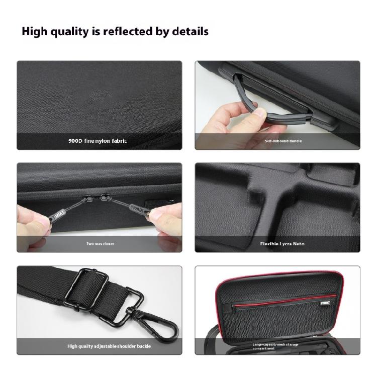 Organized Camera Carrying Case Bag for 360 X5 X4 Featuring Shock Absorbing Structure and Quickly Access Pocket