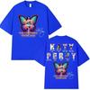 Katy Perry The Lifetimes Tour 2025 Merch T Shirt Unisex Wounisex Fashion Aesthetic Clothing Tshirts Vintage Oversized Cotton Tshirt