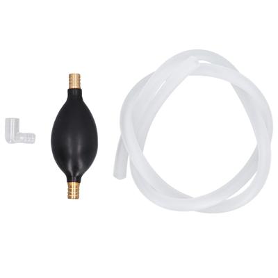 Tea Tray Drain Hand Suction Ball Pump Pipe Kit Copper Head Leakproof for 1.2cm Diameter Hose