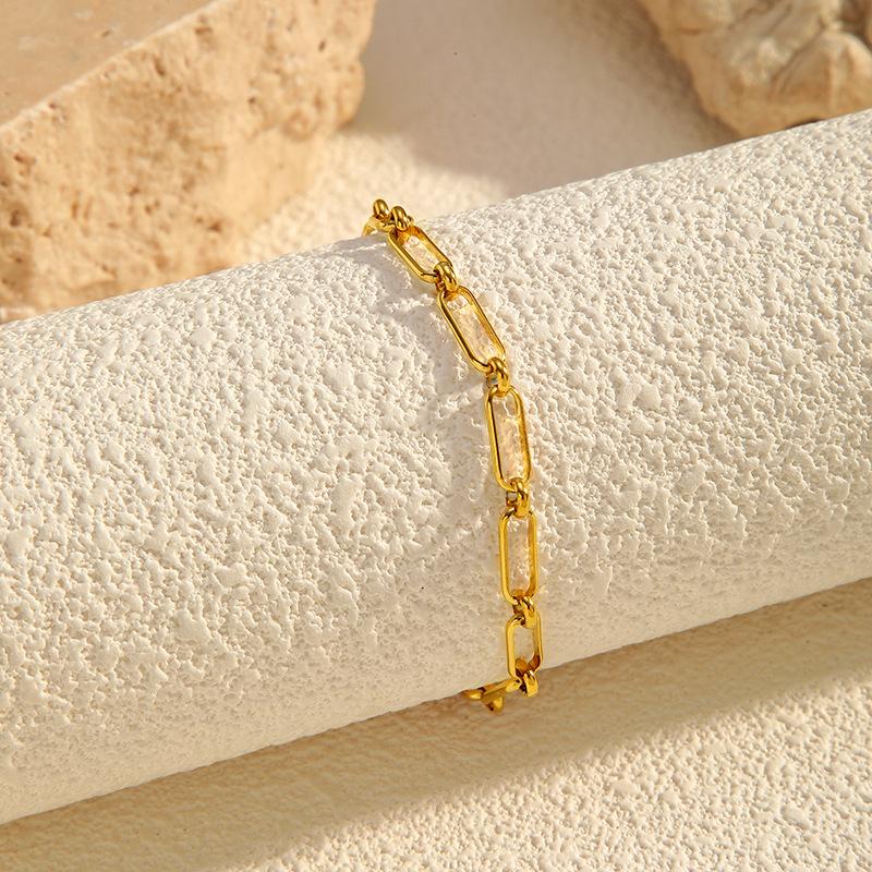 Titanstahlarmband Minimalistischer Modeschmuck Für Frauen Elegante Und Luxuriöse Accessoires