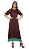 Moomaya Solid Casual Cotton Dress For Women A-Line Long Maxi Kurti Women