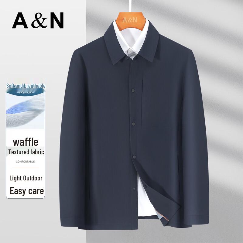 Men s Waffle Texture Lightweight Jacket XL