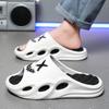 Men Fashion Massage Slippers Indoor/Outdoor Sandals Beach Flip Flop Thick Sole Male Slides Summer Non-Slip Men Shower Slippers