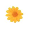 100PCS 50pcs Daisy Artificial Fabric Flower Heads Wholesale Lots Wedding Party (#1 Yellow)