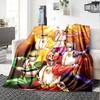 Power Rangers Teamup Flannel Blanket Super Soft Warm Cozy Blanket For Sofa Bed Office Travel Allseason Home Decor Gift