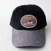 AVIREX Corduroy Military Low Military Baseball Black Cap, Cap, Men's, Fall/Winter, AIRFORCES,