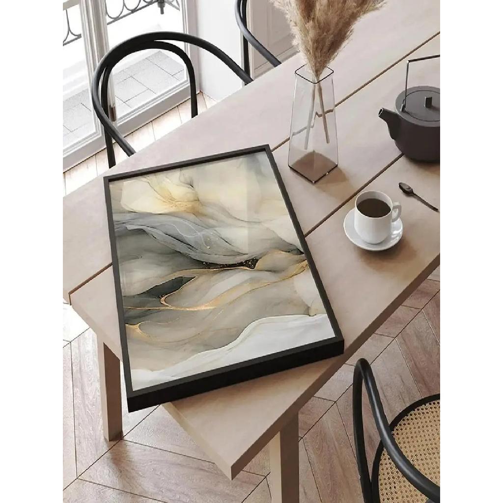 Nordic Abstract Marble Grain Flowers Landscape Wall Art Canvas Painting Posters and Prints for Living Room Home Decor