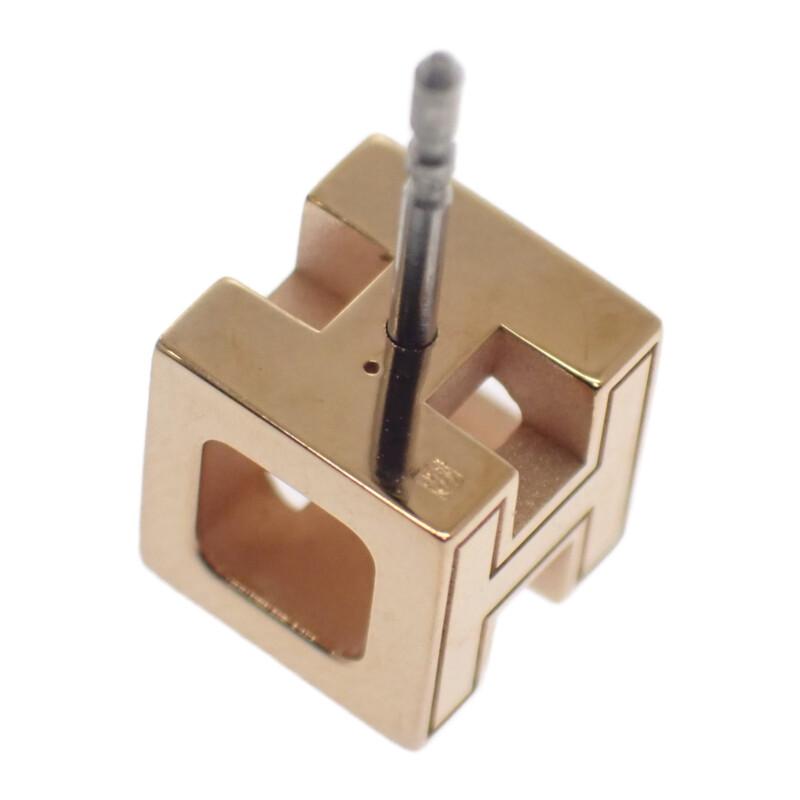 HERMES   Pierce white/Pink gold metal Women