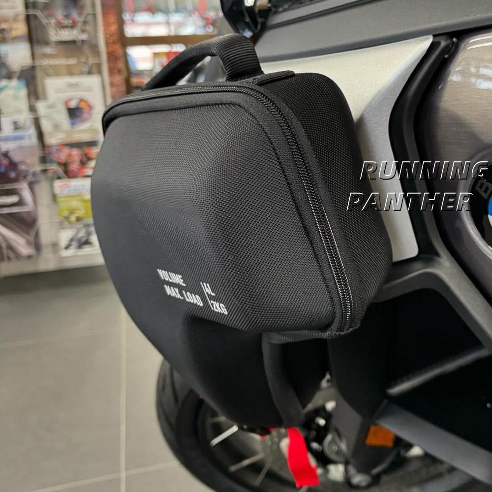 For R1300GS ADV 2024 2025 Motorcycle Tank Side Case Radiator Cowl Bag Fairing Tool Bag Waterproof R 1300 GS Adventure