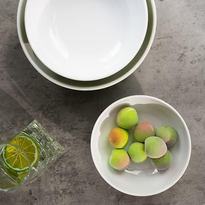 Commercial Melamine Two-Tone Threaded Ramen Bowl