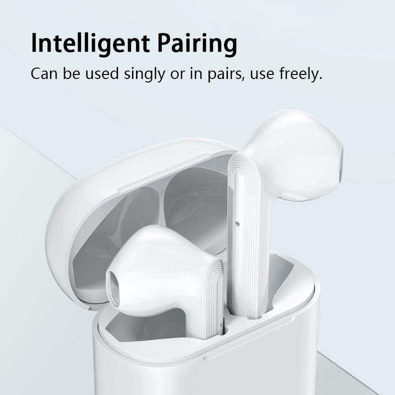 Baseus W09 TWS wireless earbuds with a microphone and a charging case