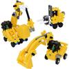 Gakken New Block Build Construction Set 20 Types 59 Pieces with Play Mat for Ages 2 and Up