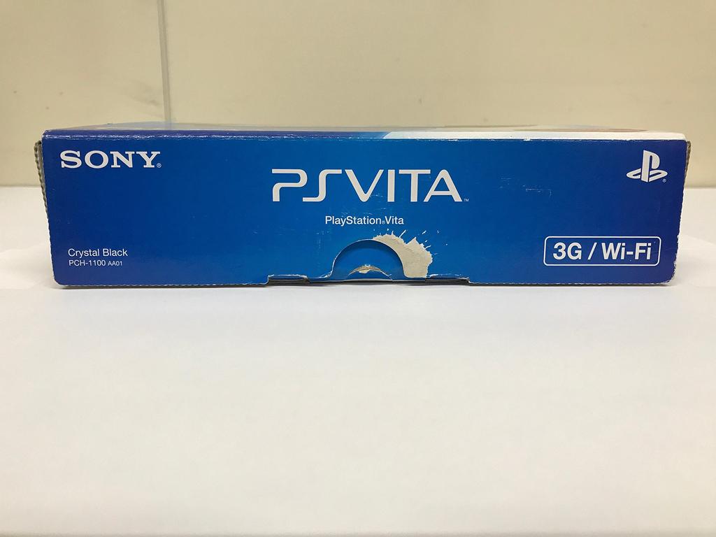 PlayStation Vita Model Crystal Black Press Limited 3G/Wi-Fi (First Edition) (PCH-1100 AA01) [Discontinued]