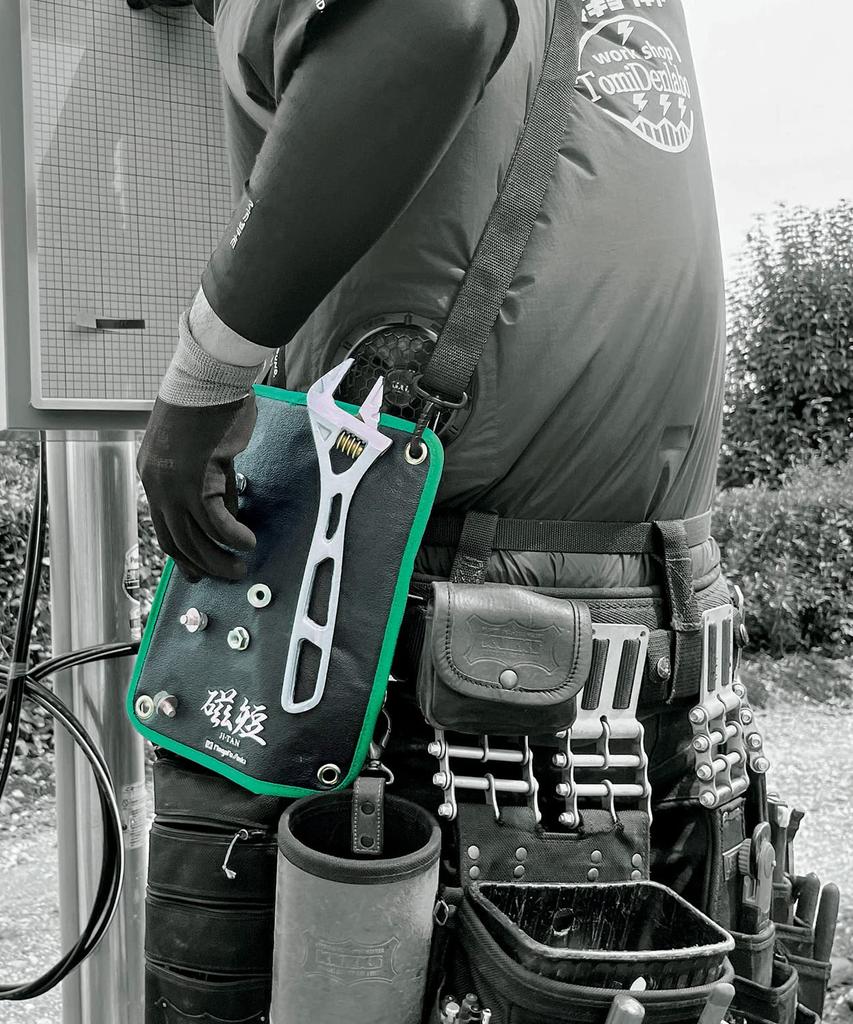 Niigata Seiki SK Magnetic Sheet Magnetic Short Zero Shoulder Strap MGS-S (Magnetic Short Magnet Sheet for MGS-15) Adjustable Range Approximately