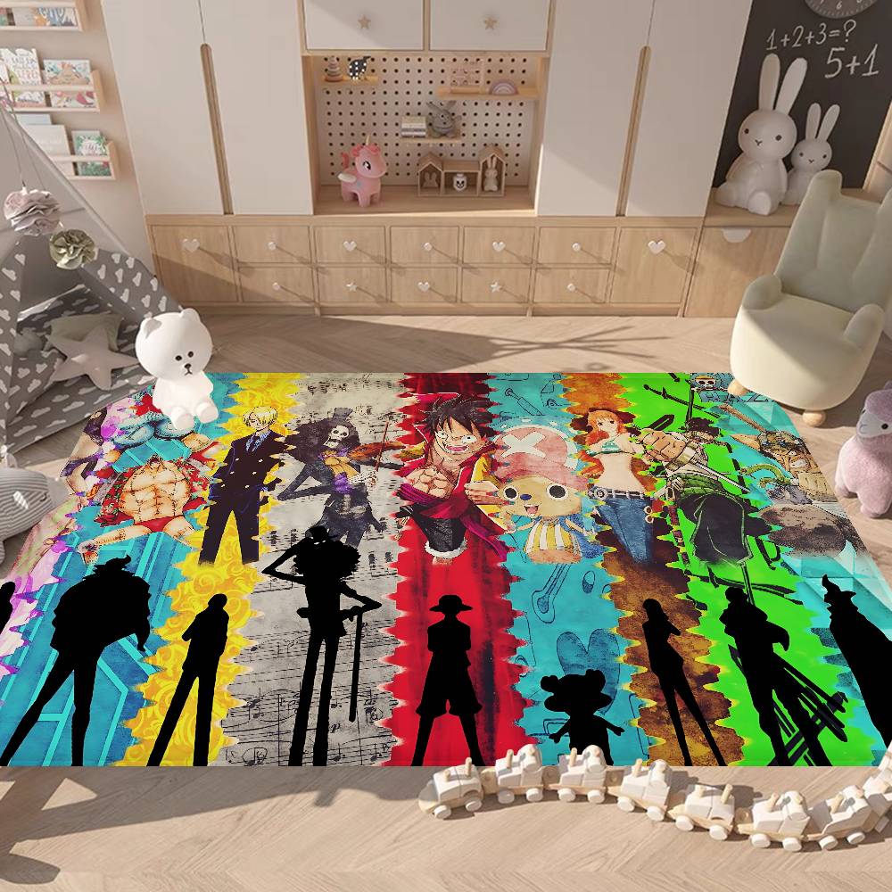 Shonen Anime O-One P-Piece Floor Mat Cheaper Anti-slip Modern Living Room Balcony Printed Bedside Mats