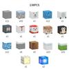 138Pcs Dream Ice And Snow World Magnetic Block Light Magnetic Assembly Building Block Magnetic Attraction Building Block Set 2Cm