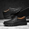 Genuine Leather Flat Shoes Classic Soft Leather Handmade Breathable Men Shoes Men Loafers Slip On Business Casual Shoes