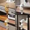 Cute Plush Simulation Cat Ornaments Stuffed Animals Figure Desktop Cats Hanging Kitten TV Realistic Furry Cabinet Deco Figu O6M3