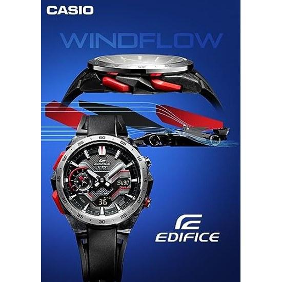 Casio Wristwatch Edifice WINDFLOW Bluetooth Equipped Solar Sapphire Glass ECB-2200YP-1AJF Mens Black