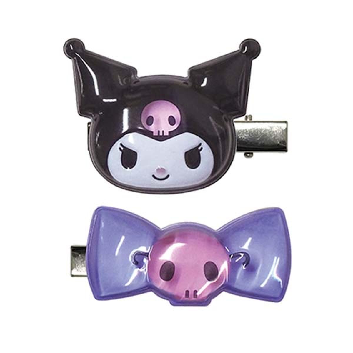 

K Company Заколки для волос с персонажами Sanrio (Набор из 2 предметов) Куроми (SAC-PUC-KU) В32 x Ш47 x Г9мм