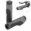 Bicycle Grips Ergonomic NonSlip Locking Comfortable Professional Mountain Bike Handlebars(Dark Grey )