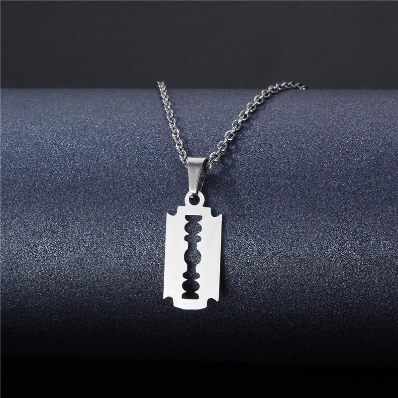 [Neue Titanstahl Kurze Choker Halskette Hip Hop Street Anhänger Kette Für Trendige Mädchen Ausgeh Accessoires]