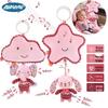 Aipinqi 3D Pink Animal Baby Rattle Toy for Early Education and Grip Training