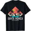 Santa Monica Beach California Board Rider Surfing T-Shirt