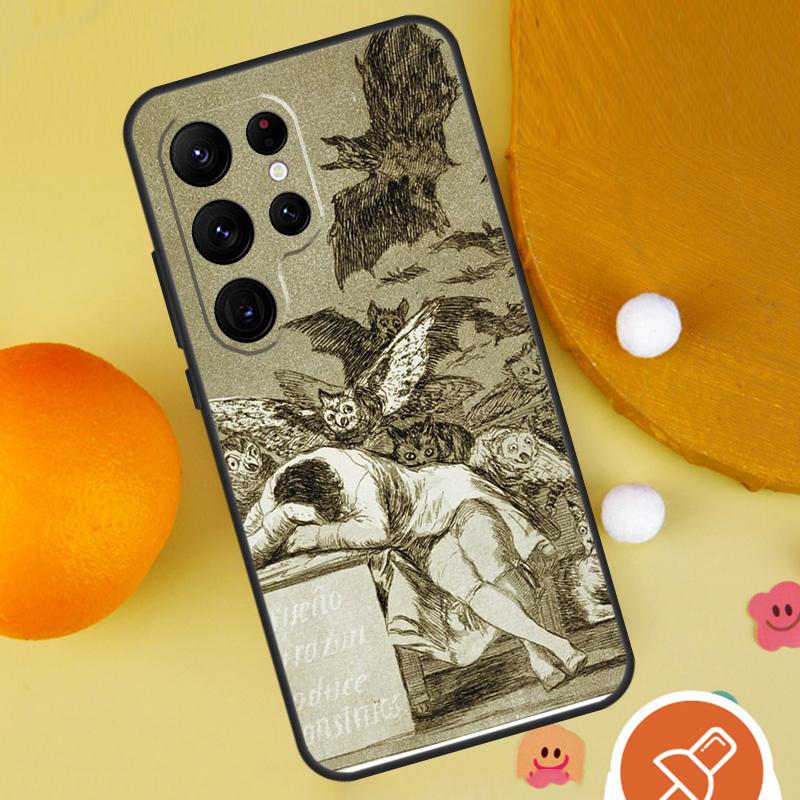 Spain Francisco Goya Art Phone Case For Samsung Galaxy S25 Ultra S23 S22 S21 Ultra S9 S10 S20 Plus S24 FE Funda Cover