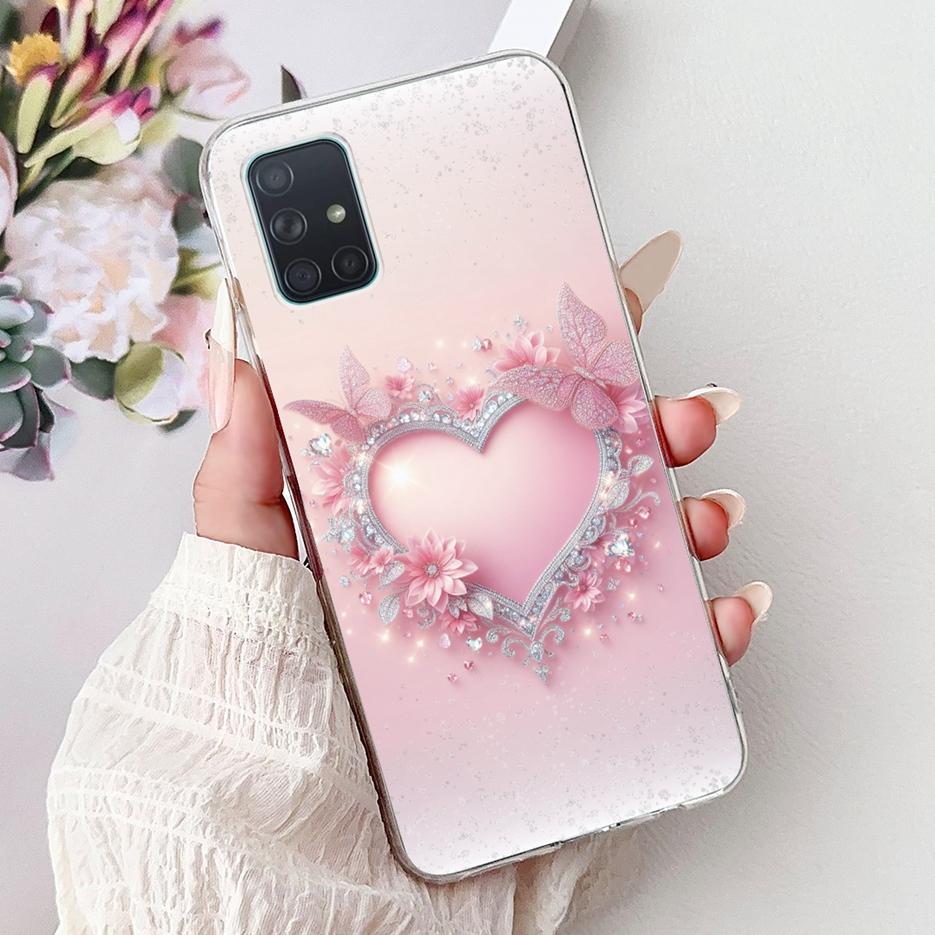 For Samsung Galaxy A31 A51 A71 Case A315F A515F A715F New Luxury Painted Cover Soft Silicone Case For Samsung A51 A 31 71 Fundas