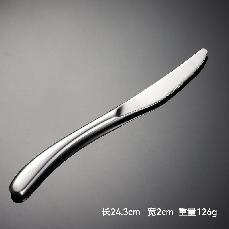 304 Stainless Steel Tableware Knives, Forks and Spoons Multi-specification COST Mirror Polished 201 Restaurant Gifts Tableware Thick